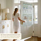 2 Pack 12 Pocket Over Door Hanging Storage Organizer with 4 Kinds Pouch (2 Count)