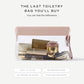 Parcel Clear Travel Kit with Zipperless Magnetic Closure
