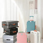 26 Inch Checked Luggage with Leather Handle