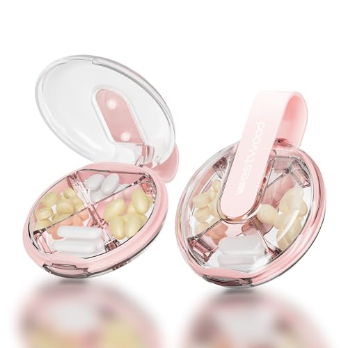 Easy Grip Round Small Pill Organizer