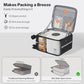 17x14x9 Carry On Luggage Underseat PC Hard Shell Suitcase Top Opening Aluminum Frame Travel Suitcases with Wheels