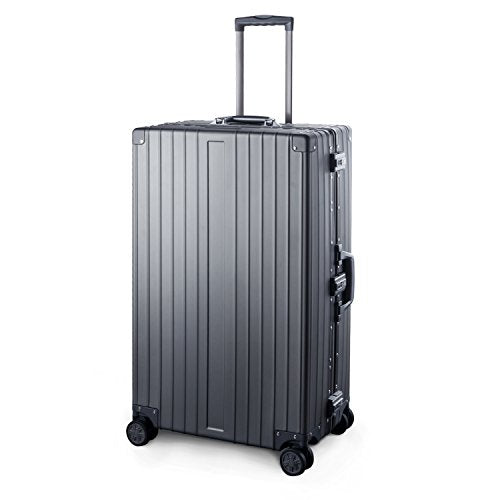All Aluminum Luggage Zipperless Hard Shell Luggage Case with TSA Lock Spinner Alloy Metal Suitcase