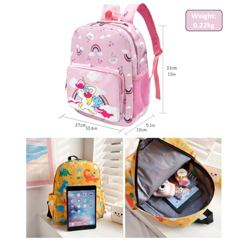 Little Kids Cartoon Backpack For 3