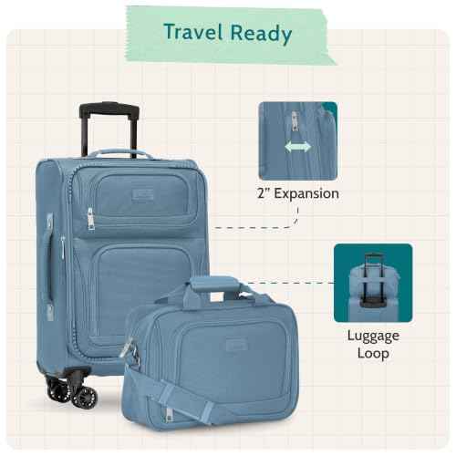 Rio Lightweight Softside Rolling Carry (2 Piece)