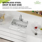 25x22 Inch Drop In Kitchen Sink