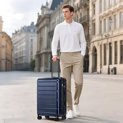 Luggage Sets 2 Piece Suitcase Set Hardshell 20 inch (2 Count)