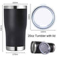 20oz Tumbler with Lid Stainless Steel Tumblers Bulk (12 Count)