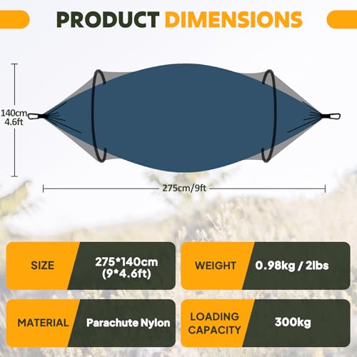 Ultra Light Travel Camping Hammock Pop