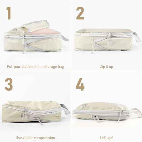 6 Set Compression Packing Cubes