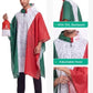 Adult Rain Poncho Waterproof Hooded Raincoat Lightweight Packable