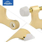 4 Pack Hinge Pin Bright Brass Door Stopper (4 Count)