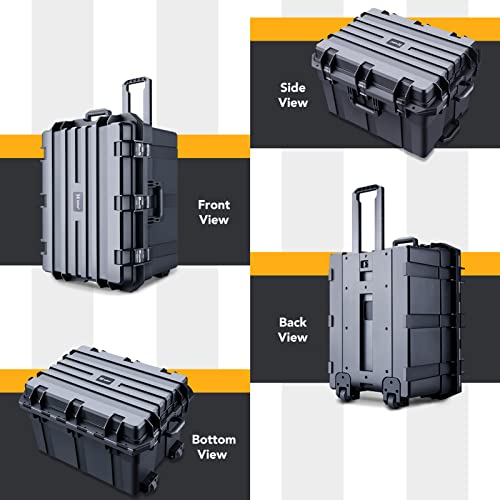 HC 6540 Hard Case with Wheels and Foam