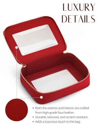 Clear Makeup Bag with Zipper