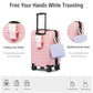 Carry On Luggage 22x14x9 Airline Approved Expandable Hardshell 20 Inch Suitcase with TSA Lock Carry On Suitcase with Wheels Small Travel Rolling Luggage with Cup Holder for Women