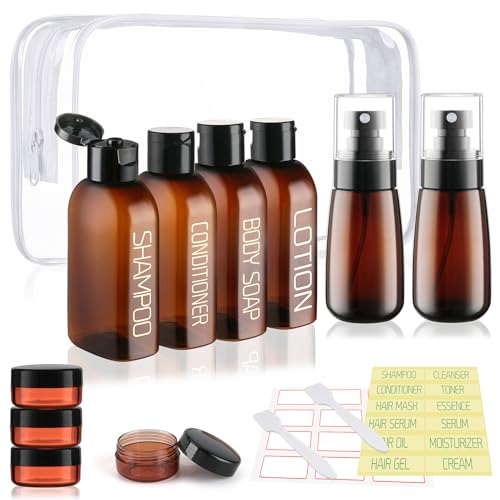 Travel Bottles for Toiletries 11PCS Pre (11 Count)