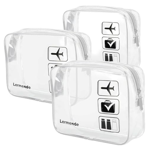 Clear Toiletry Bag TSA Approved Quart Size Travel Carry On