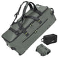 100L U Zip Rolling Duffel Bag with Wheels
