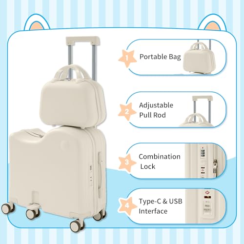 Ride On Luggage Set with Bag