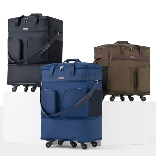 Expandable Collapsible Luggage with Wheels Suitcase