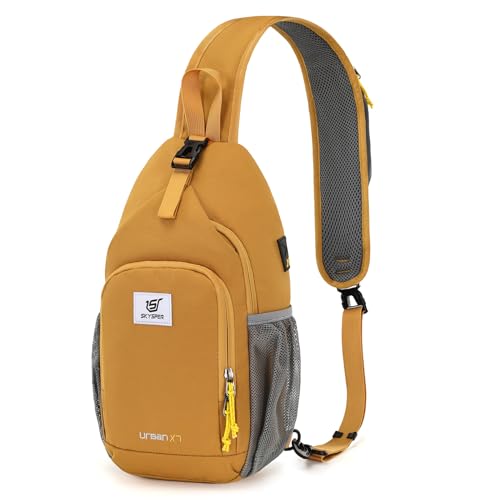 Sling Bag RFID Crossbody Sling Backpack Cross Body Shoulder Bag Travel Hiking Daypack for Women Men