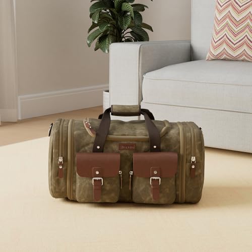 Waxed Canvas Duffle Bag
