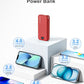 20000mAh Ultra Portable Charger Power Bank with inBuilt Cables&AC Wall Plug