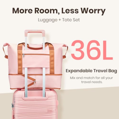 Luggage Sets 6 Piece Expandable Suitcase (6 Count)