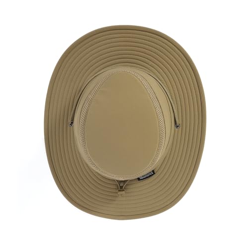 Cimarron Safari Sun Hat with Wide Brim for Outdoor Fishing Hiking Putty