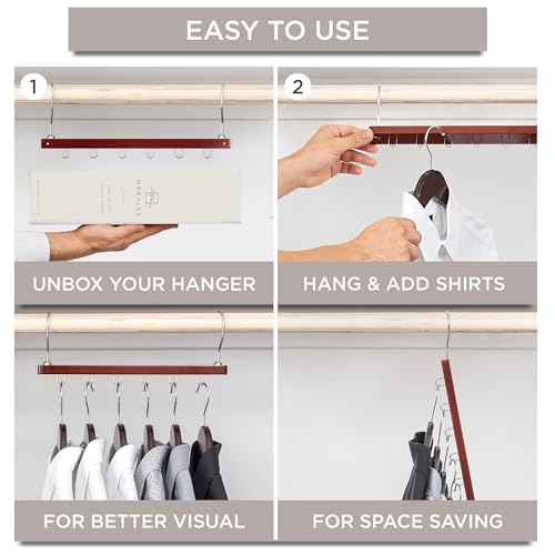 Space Saving Hangers for Closet (4 Count)