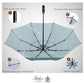 Folding Umbrella Real Wood Handle Walnuts Alpine Green
