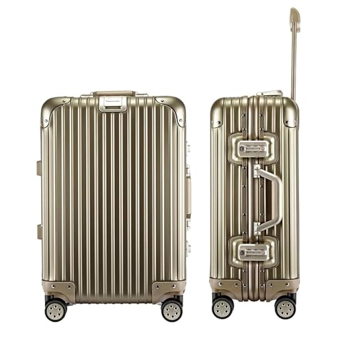 20 Inch All Aluminum Carry On Luggage with Wheels