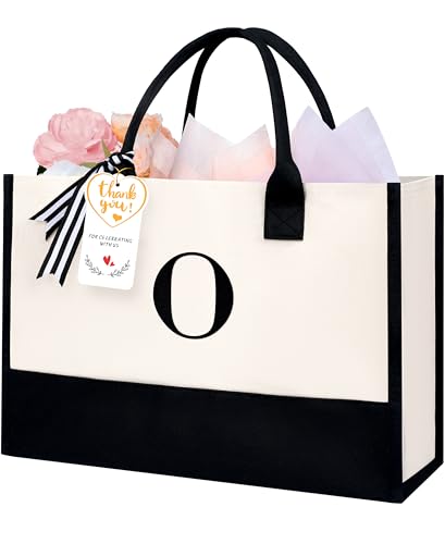 Initial Tote Bag