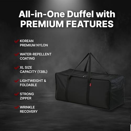 Professional Quality Large Nylon Duffel Bag