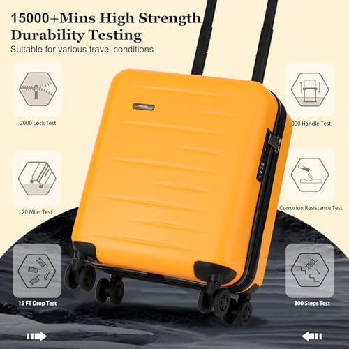Expandable 16 Inch Underseat Carry On Luggage Airline Approved