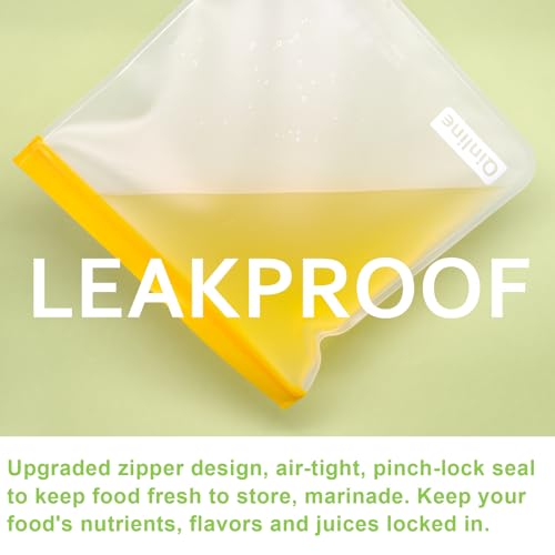 Reusable Gallon Food Storage Bags (10 Count)
