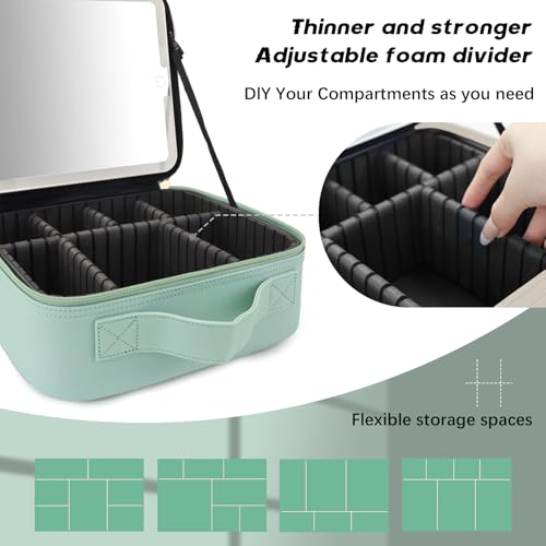 Makeup Bag with Led Mirror