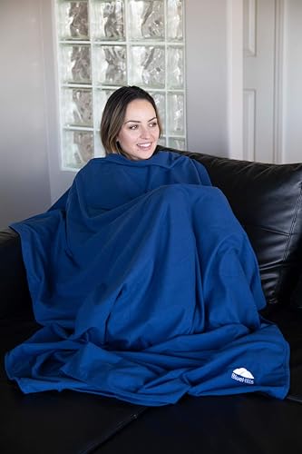 Premium Ultra Compact Travel Blanket Pillow Airplane