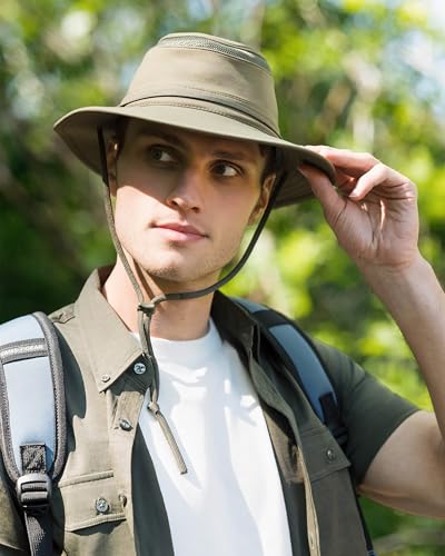 Cimarron Safari Sun Hat with Wide Brim for Outdoor Fishing Hiking