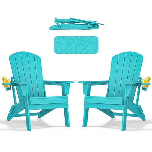Folding Adirondack Chairs Set of 2