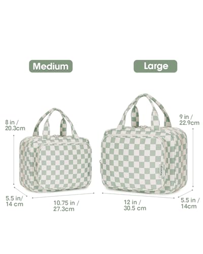 Travel Toiletry Bag for Women Large Hanging Makeup Bag Organizer Toiletries Bag for Full Size Essentials Accessories Cosmetics