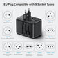 Universal Travel Adapter Worldwide 170W GaN