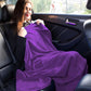 Premium Soft Travel Blanket Plush Airplane Long Flights