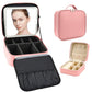 Travel Makeup Bag with LED Mirror with 3 Lighted Settings