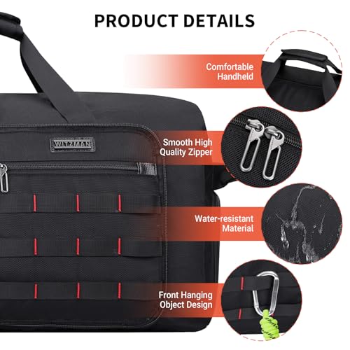 Foldable Duffle Bag for Men Large 65L Travel with Shoe Compartment