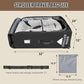Padded Stroller Travel Bag for Airplane with Wheels