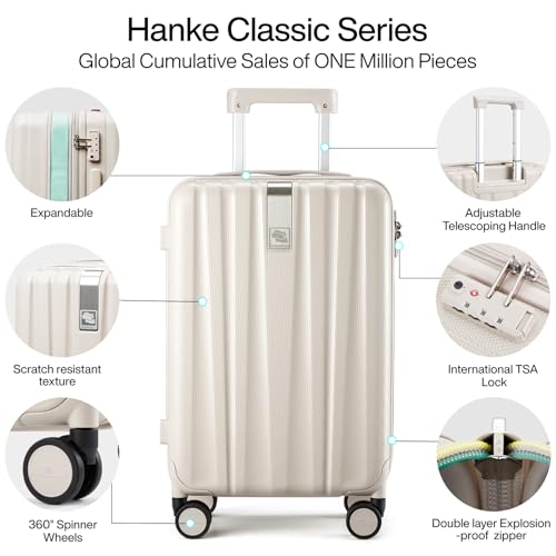 Expandable Hard Shell Luggage Sets (2 Count)