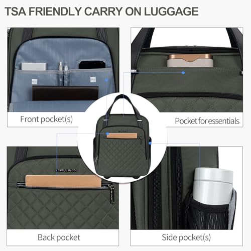 Underseat Carry On Wheeled 16" Bag with Wheels