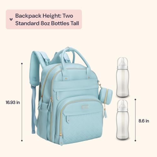 Leather Diaper Bag Backpack