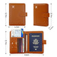 Premium Leather Passport Holder Covers Case