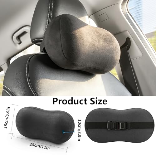 Car Neck Pillow Seat Ergonomic Design Memory Foam (2 Count)
